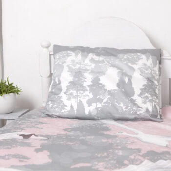 Voodipesu komplekt Luiged roosas