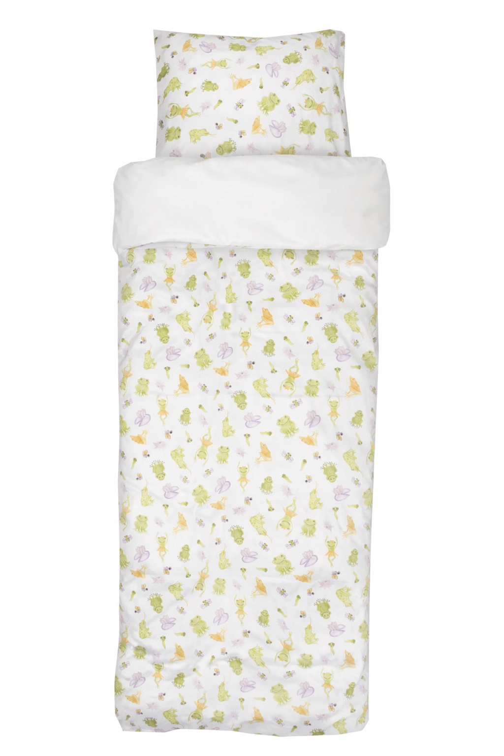 Laste voodipesukomplekt Konnad (roosa-valge) 1 Konnadega voodipesu beebile