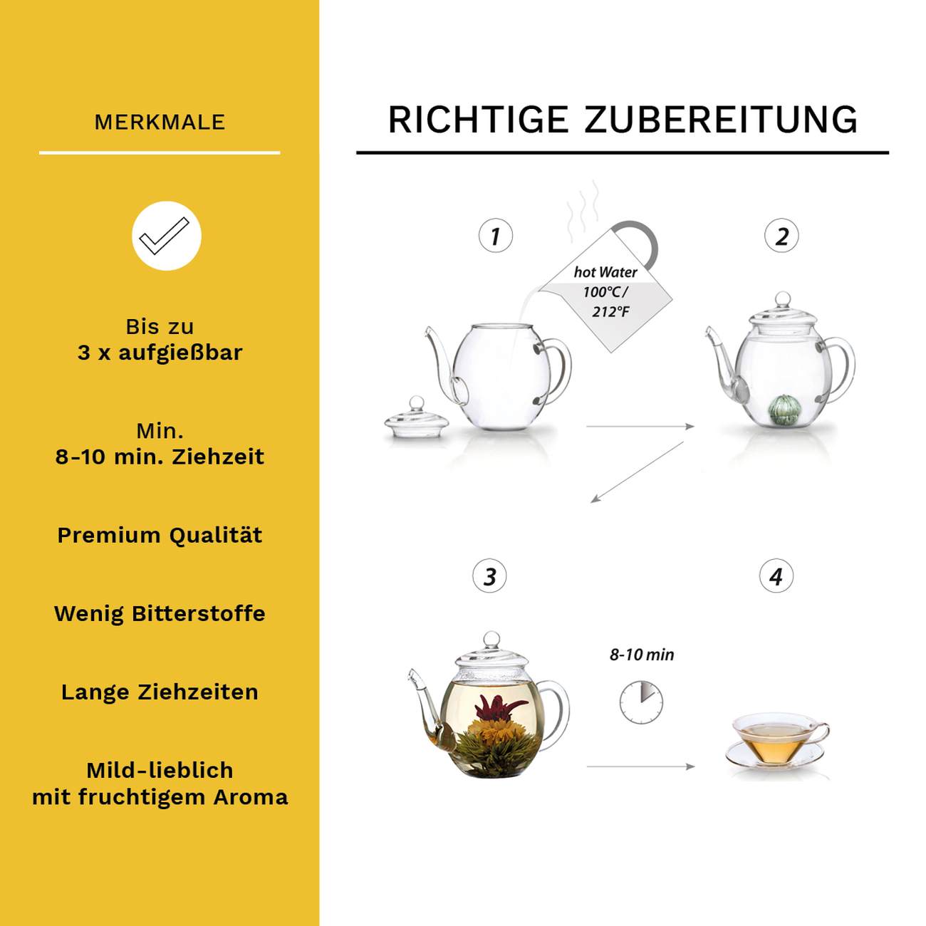 Teekann (klaasist), 1,3 L 4 Teekann (klaasist), 1,3 L - Image 4